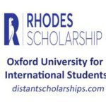 Rhodes Scholarships at Oxford for International Students For 2021