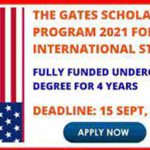 The Gates Fully Funded Scholarship Program For 2022