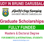UBD Fully Funded Scholarship Program 2023